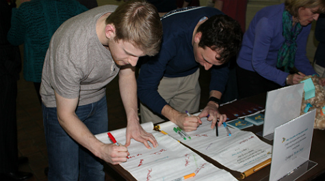 Signing the pledge: