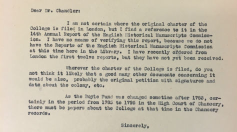 Swem Letter