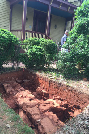 Archaeology got underway again at the site earlier this month.