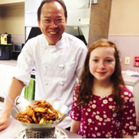 Isabelle Szczerbinski with Peter Chang
