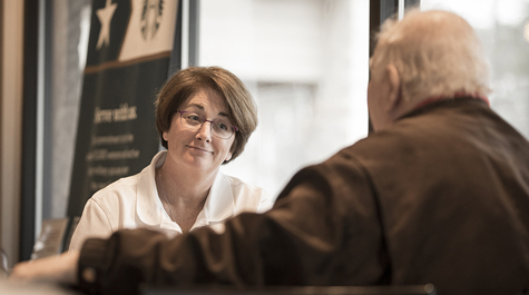 Patricia Roberts originated the Military Mondays idea, which is now nationwide. (Photo by Eric Lusher)