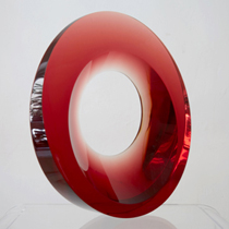 Eversley's ''Red Vice Versa, 1984'' (Photo by Maria Larsson)