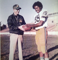 Winston with Lou Holtz