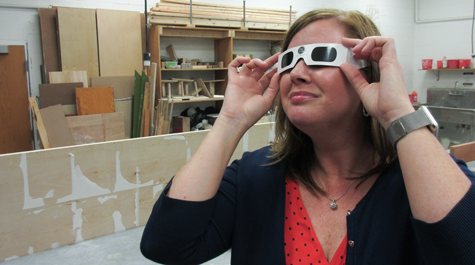 Proper eye protection!