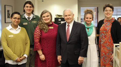 Gates and students:
