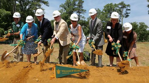 Breaking ground
