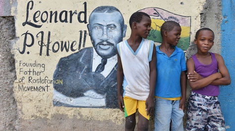 Leonard P. Howell (pictured in mural)