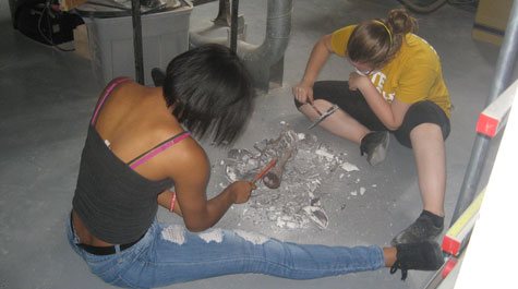 Making a mural