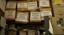 The costume shop at Phi Beta Kappa Memorial Hall. (Photo by Stephen Salpukas)