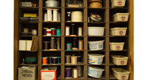 The costume shop at Phi Beta Kappa Memorial Hall. (Photo by Stephen Salpukas)