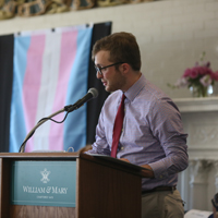 Senior speaker John Hollander '18