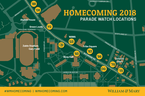 Parade route