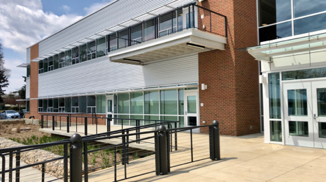 Davis Hall waterside:
