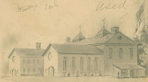 Wren Building drawing: