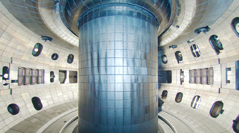Inside a Tokamak: 
