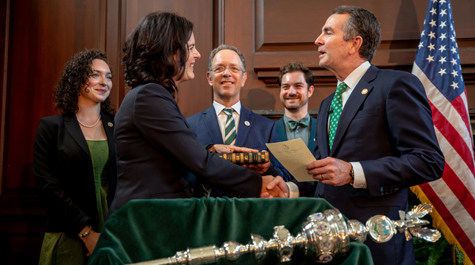 Swearing in: