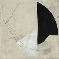 Taupe and White and Black I, 2018 by Diane Englander at "The Adjacent Possible" (Courtesy photo)