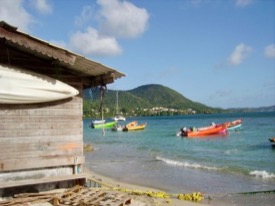 The climate and ecosystems of the French West Indies differ starkly from those of Virginia, providing a natural laboratory for studying chlordecone breakdown processes. (Wikimedia Commons photo)