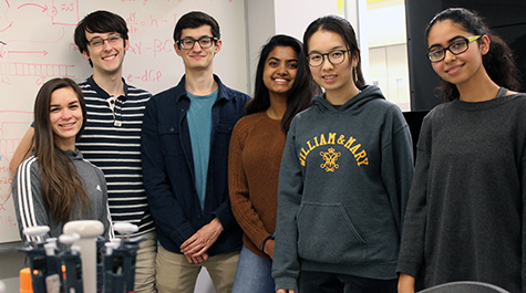 Group photo of the 2019 iGEM team in the lab