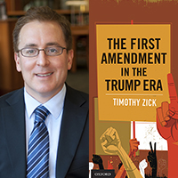 Timothy Zick and the cover of his new book