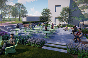Preliminary design of Swem patio