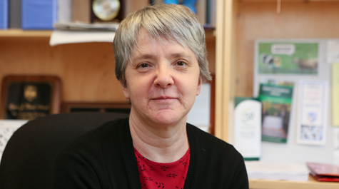 Portrait photograph of Beverly Sher