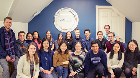 Group photo of AidData student researchers