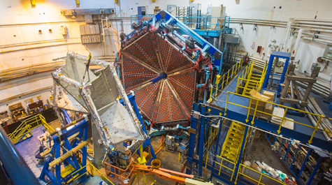 Jefferson Lab's experimental Hall B is full of equipment to study the strong force
