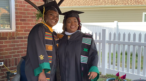 Moesha Parsons in cap and gown 
