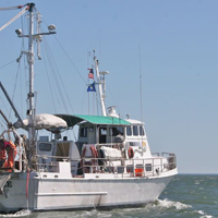 Fishing boat on the water