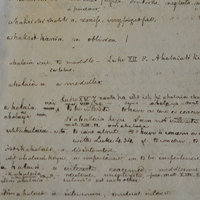 Page of original Choctaw dictionary
