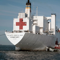 The USNS Comfort 