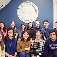 Group photo of AidData student researchers