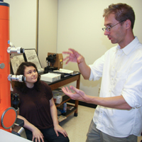 Kurt Williamson in the lab