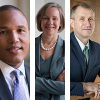 Portrait photographs of new deans 