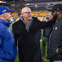 Sean McDermott, Jimmye Laycock and Mike Tomlin