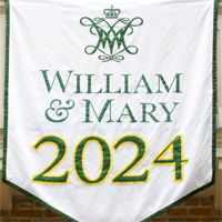 A banner that says William & 玛丽 2024