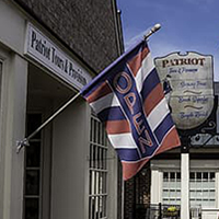 A file photo of shops in Yorktown, Virginia 