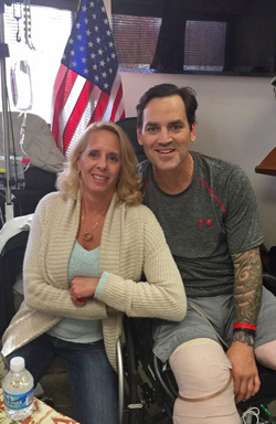 Julie Bologna and her husband (Courtesy photo)