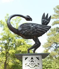 The Sankofa Seed sculpture (Photo by Stephen Salpukas)