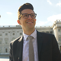 Ike Irby pictured standing outside in D.C. 