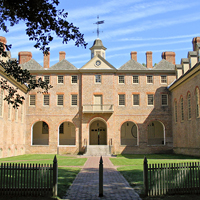 The Wren Building on a sunny day