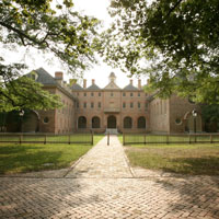 The Wren Building on a sunny day