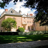 The Wren Building on a sunny day