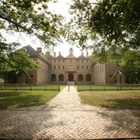 The Wren Building on a sunny day