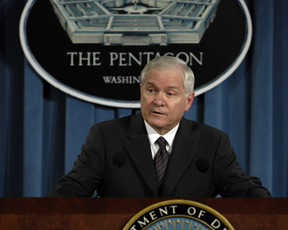 U.S. Secretary of Defense Robert M. Gates.