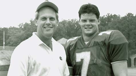 Always close to his QBs