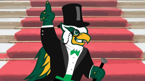 Monocled mascot