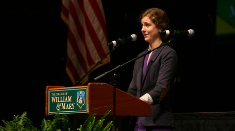 Student speaker