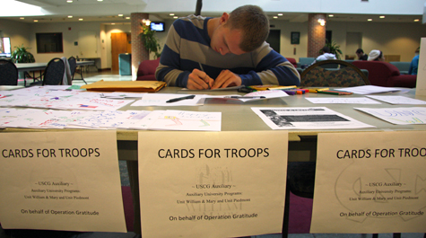 Cards for troops